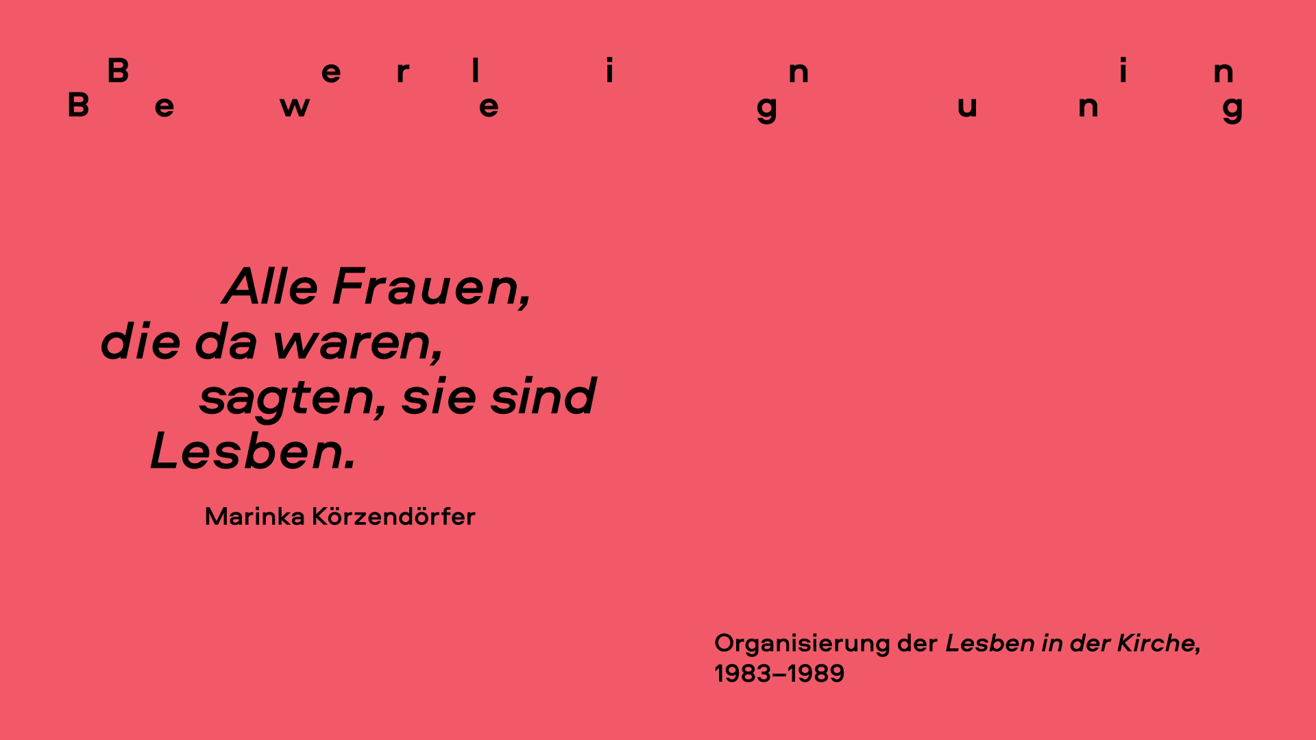 Zeitzeug*innen-Interview mit Marinka Körzendörfer im Rahmen des Projektes Berlin in Bewegung
